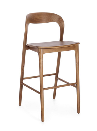 BIZZOTTO krzesło barowe MILEY brązowe