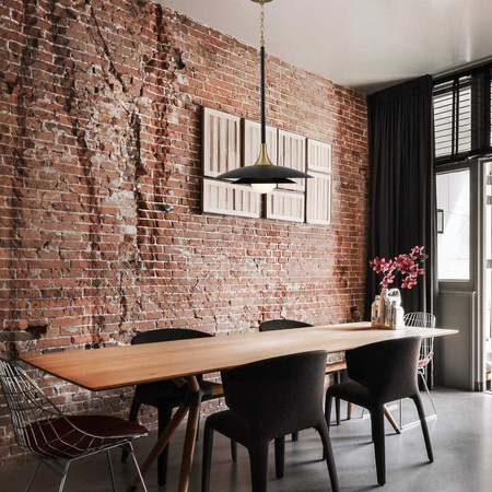 Lampa wisząca Welsh - Matowa czerń Quintiesse Eurofase QN-WELSH-P-BK