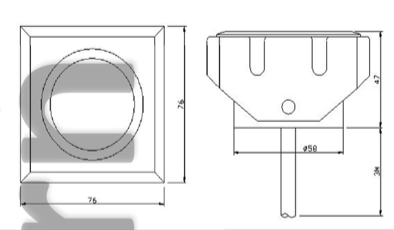 Oprawa Najazdowa Gruntowa Kwadrat 24v DALI IP68 ULPRO62 proJECT®
