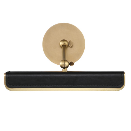 Mała obrazówka LED Valise Picture - Vintage mosiądz, skóra smokingowa Quintiesse QN-VALISE-PL-S-VBS-TL