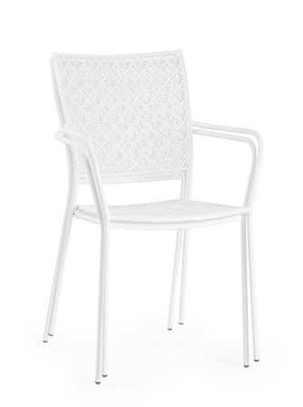 BIZZOTTO krzesło ogrodowe LIZETTE białe