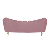 RICHMOND sofa COSETTE PINK - welur, podstawa złota