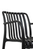 MODESTO krzesło STRIPS ARM czarne