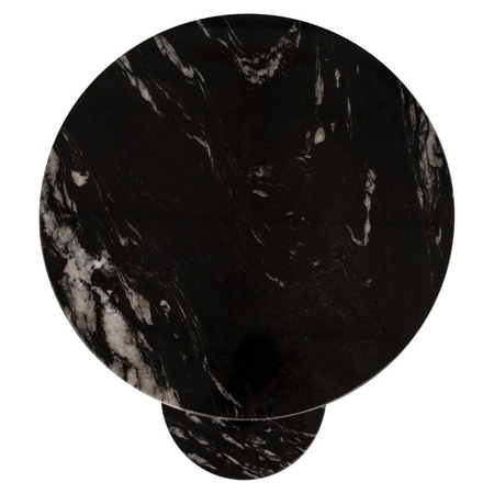 RICHMOND stolik TIBBY czarny / złoty