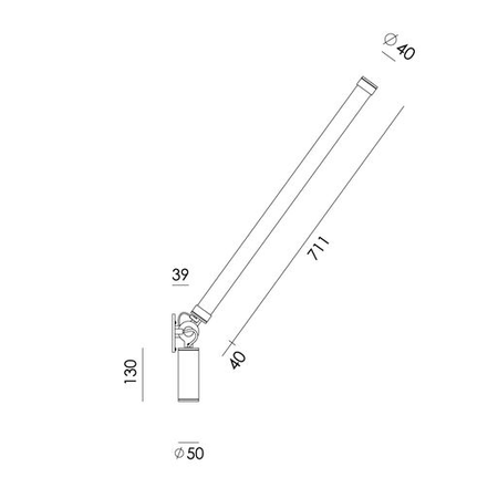 Tonone Mr. Tubes LED Wall Driver on Fixture