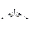 Lampa wisząca RAVEN MD21178-6  minimalistyczna oprawa w kolorze czarnym ADANI AD159