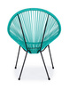 BIZZOTTO krzesło ogrodowe PARKER          turkusowe