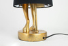 KARE lampa stołowa RABBIT 68 cm  złota / czarna