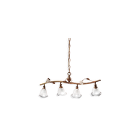 SOSPENSIONE A 4 LUCI / PENDANT A 4 LUCI SIENA Ferroluce C1187-4
