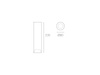 Tagora Ceiling LED 80 ARTEMIDE beż M018920