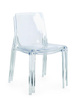 BIZZOTTO krzesło ogrodowe ADELE           transparentne
