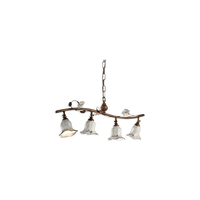 SOSPENSIONE A 4 LUCI / PENDANT A 4 LUCI PISA Ferroluce C1207-4