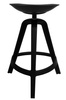 Krzesło barowe MIRA czarne