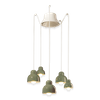 SOSPENSIONE 5 LUCI  / 5-LIGHTS PENDANT BERIMBAU Ferroluce C2605-VSA