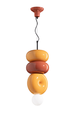 SOSPENSIONE 3 ELEMENTI - PENDANT WITH 3 ELEMENTS BUMBUM Ferroluce C2753-MIX