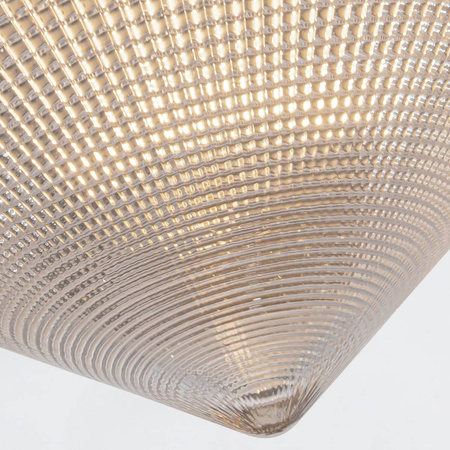 Mały plafon Willard - 1 źródło światła - Vintage mosiądz Quintiesse QN-WILLARD-F-S-VBS-PG