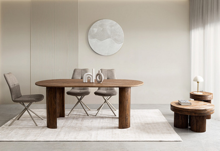 BIZZOTTO stół jadalniany ORLANDO 210x100  brązowy