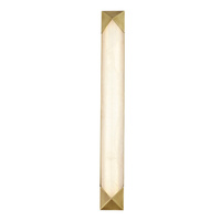 Duży kinkiet LED Caesar - Vintage mosiądz Quintiesse QN-CAESAR-W-L-VBS-AR