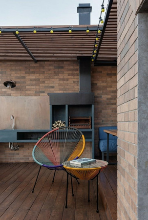 BIZZOTTO stolik ogrodowy PARKER           wielokolorowy