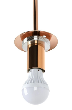 Lampa wisząca FUSION 30 miedziana - akryl