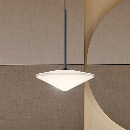 Vibia Tempo Lampa Wisząca LED, 205 wys. 200 cm, Grafitowy Mat