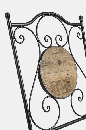 BIZZOTTO zestaw ogrodowy KANSAS brązowy   / czarny