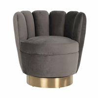 RICHMOND fotel obrotowy MAYFAIR szary