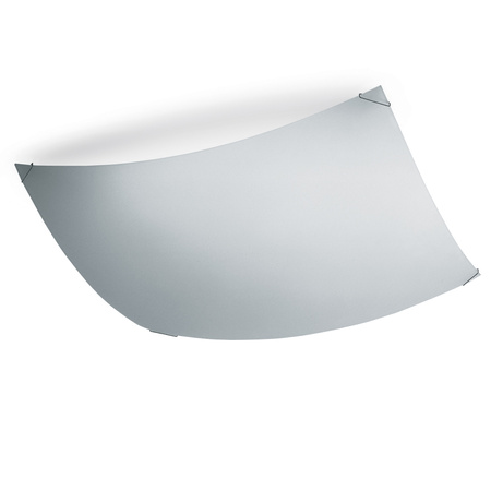 Vibia Quadra Ice Lampa Sufitowa, szer. 60, wys. 11, GL 60 cm, Satyna