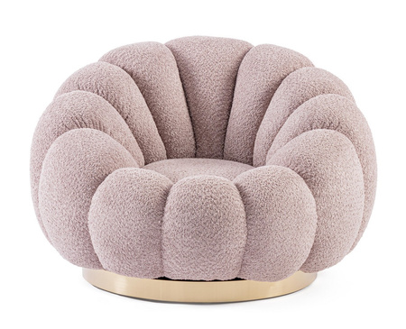 BIZZOTTO fotel obrotowy FLOREL różowy
