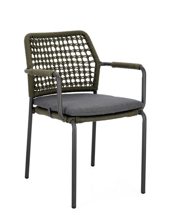BIZZOTTO krzesło ogrodowe RAJADA zielone