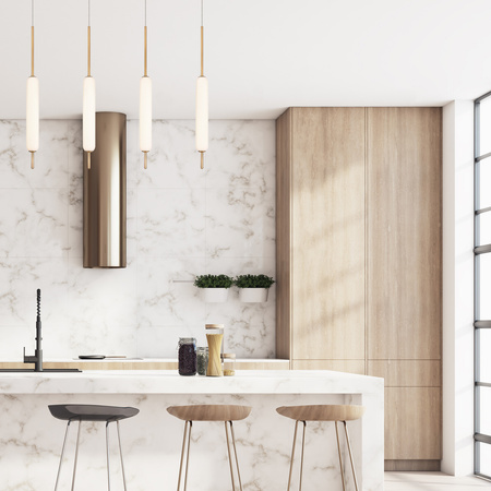 Lampa wisząca Cumberland - 1 źródło światła - Szczotkowane złoto Quintiesse Eurofase QN-CUMBERLAND-1P-BG