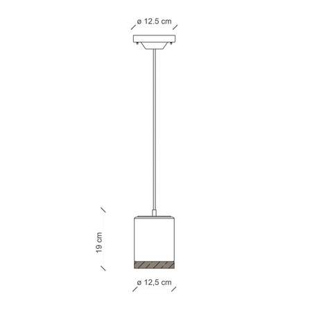 Lampa Wisząca  MATECA Ferroluce C988-CEM