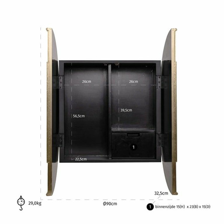 RICHMOND szafka ścienna BOWIE