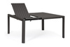 BIZZOTTO stół ogrodowy KIPLIN 149 czarny  / rozkładany