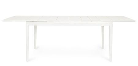 BIZZOTTO stół ogrodowy NEBULA 200-300     biały / rozkładany