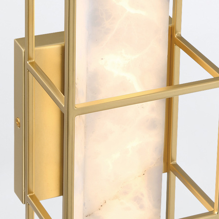 Średni kinkiet Blakley - 1 źródło światła - Szczotkowane złoto Quintiesse Eurofase QN-BLAKLEY-M-BG