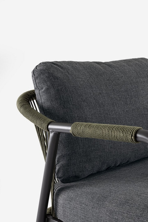 BIZZOTTO zestaw ogrodowy MIRAVET          antracyt / zielony