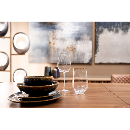 KARE komplet 4 szklanek DIAMOND RIM 510   ml