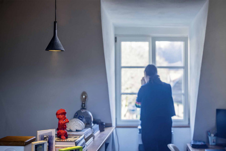 Aplomb Mini Suspension Lamp-Antracyt FOSCARINI