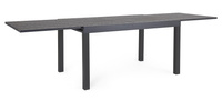 BIZZOTTO stół ogrodowy CLIV 135-270       czarny / rozkładany