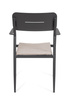BIZZOTTO krzesło ogrodowe NEBULA czarne