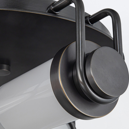 Plafon Wynwood - 3 źródła światła - Miejski brąz Quintiesse QN-WYNWOOD-F-UBZ