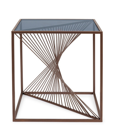 BIZZOTTO stolik kawowy ESPIRAL 48x48