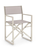 BIZZOTTO krzesło ogrodowe / reżyserskie   KONNOR beżowe