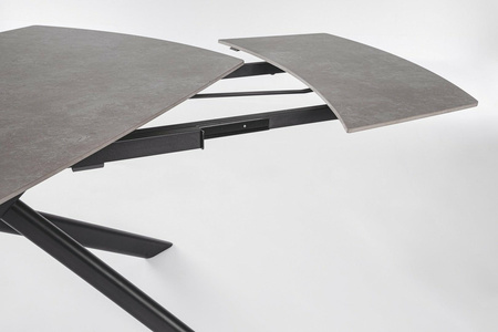 BIZZOTTO stół ogrodowy JOAKIM 160-240     czarny / rozkładany