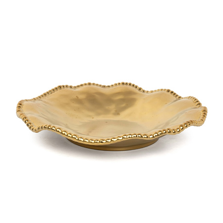 KARE komplet 2 półmisków BELL 36 cm       złoty