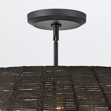 Lampa wisząca Luca - 5 źródeł światła - Czarny Quintiesse QN-LUCA-5P-M-BK-BK