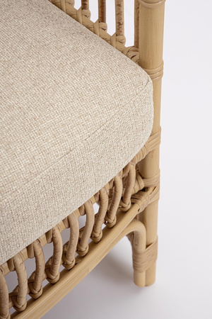 BIZZOTTO sofa 3-osobowa ogrodowa ADELMA   naturalna