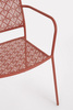 BIZZOTTO krzesło ogrodowe LIZETTE         czerwone