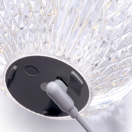 Mała lampa stołowa LED Marni - Naturalny mosiądz Quintiesse QN-MARNI-TL-S-NBR